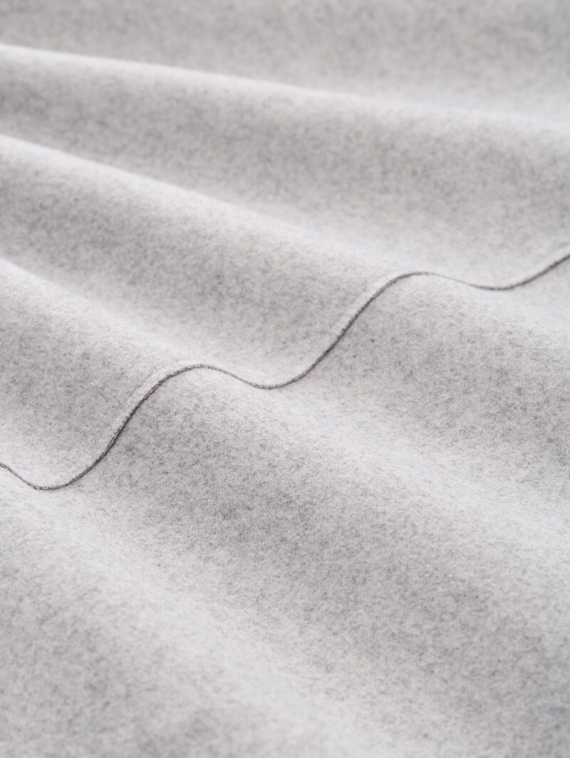 Tom Tailor Cosy Rock in Melange-Optik - Medium Silver Grey Melange
