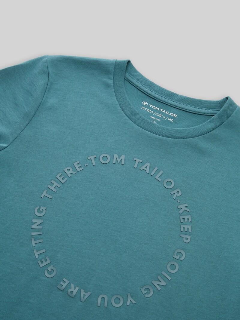Tom Tailor Slim Fit T-Shirt - Pastel Teal