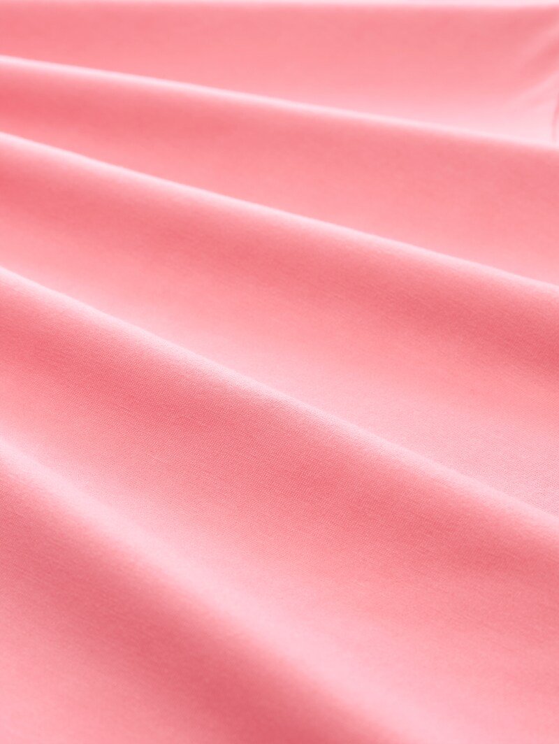 Tom Tailor Plus Size - T-Shirt mit V-Ausschnitt - Soft Fuchsia Pink