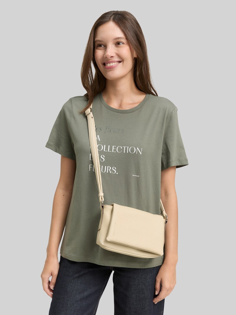 Tom Tailor TTLISSI S Umhängetasche mit Umschlag - Off White / Off White