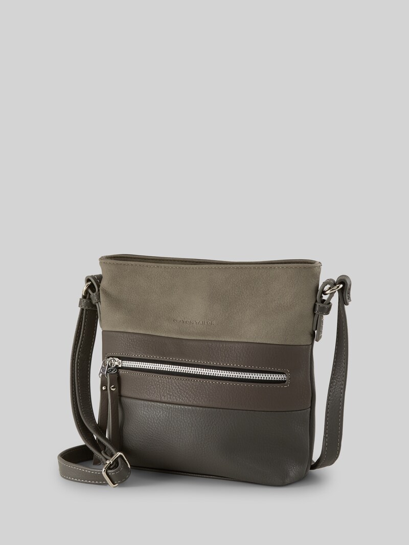 Tom Tailor TTELLEN M Umhängetasche mit Colour-Blocking - Mixed Grey