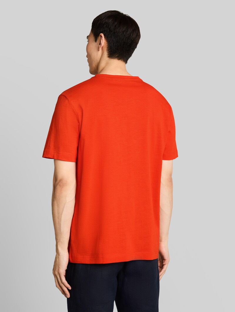 Tom Tailor T-Shirt mit Stickerei - Orange Red