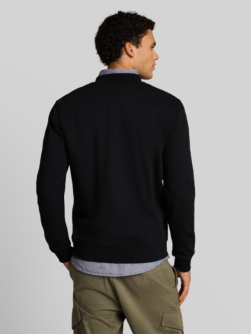 Tom Tailor Sweatjacke mit Bomberkragen - Black