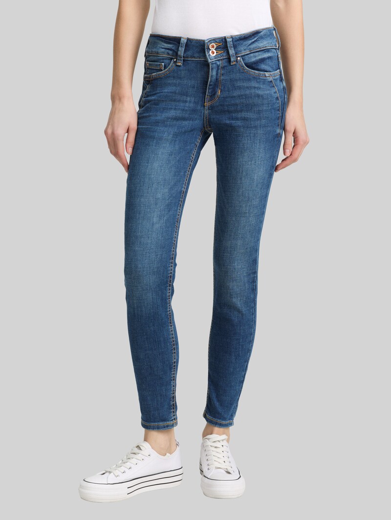 Tom Tailor TTJONA EXTRA SKINNY Jeans - Used Mid Stone Blue Denim