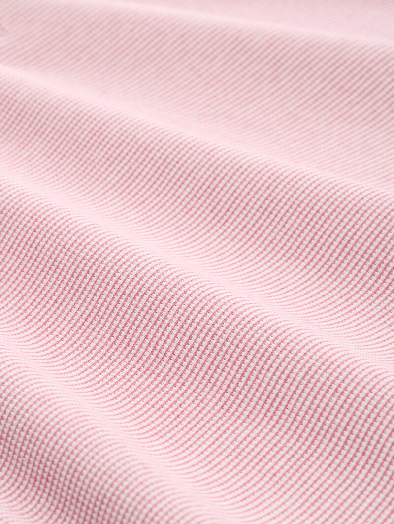 Tom Tailor Langarmshirt mit Turn-Up-Funktion - Offwhite Pink Small Stripe