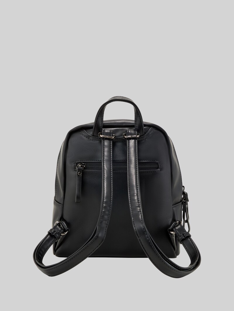 Tom Tailor TTTAMARA S Rucksack in Canvas-Optik - Schwarz / Black