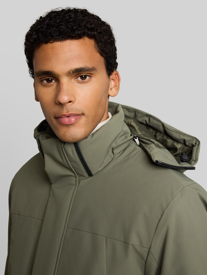 Tom Tailor Relaxed Fit Parka mit abnehmbarer Kapuze - Urban Olive Green