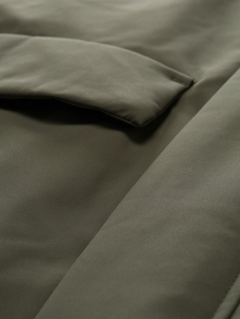 Tom Tailor Relaxed Fit Parka mit abnehmbarer Kapuze - Urban Olive Green