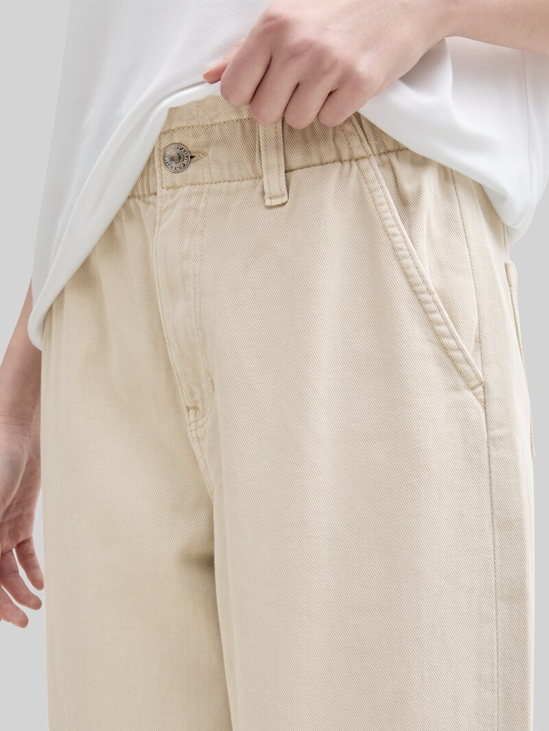 Tom Tailor TTADEA BARREL Jeans - Beige Grey