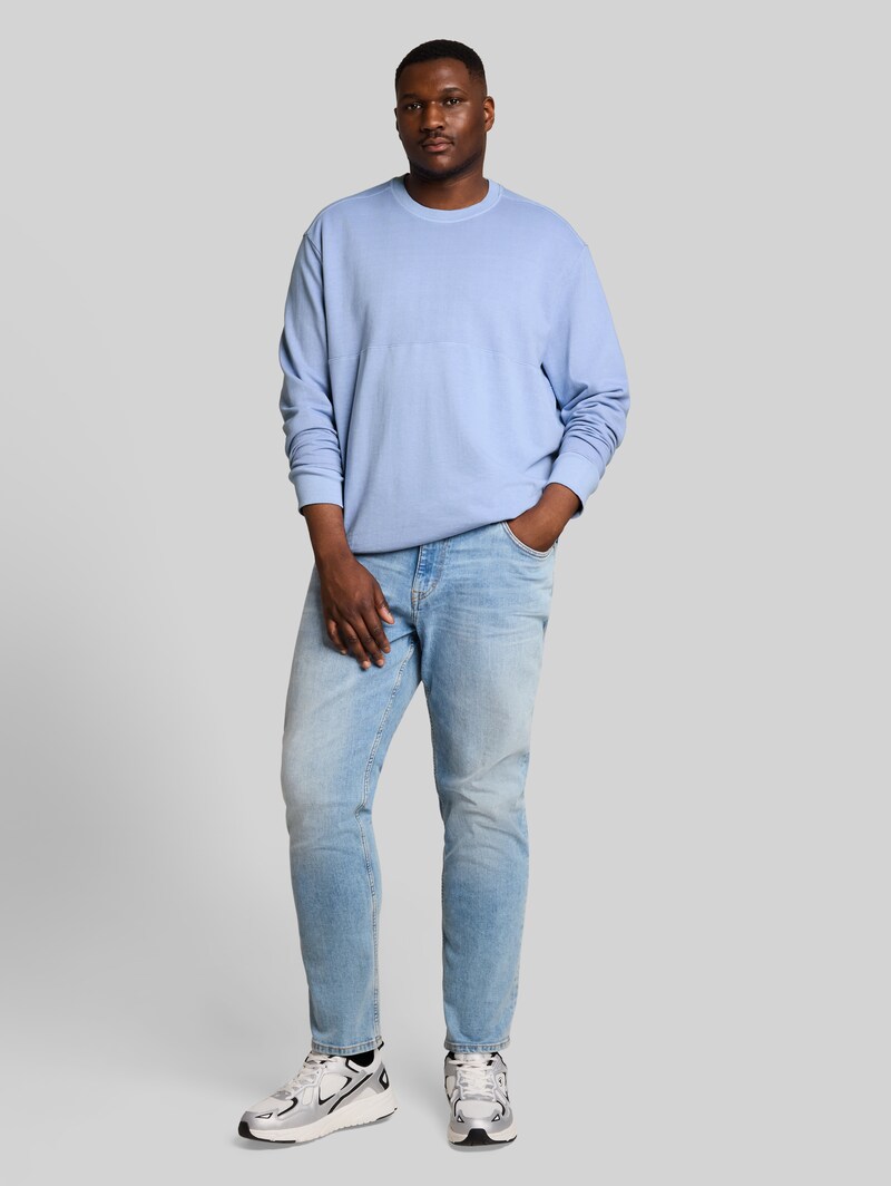 Tom Tailor Plus Size - Sweatshirt im Used-Look - Pale Blue