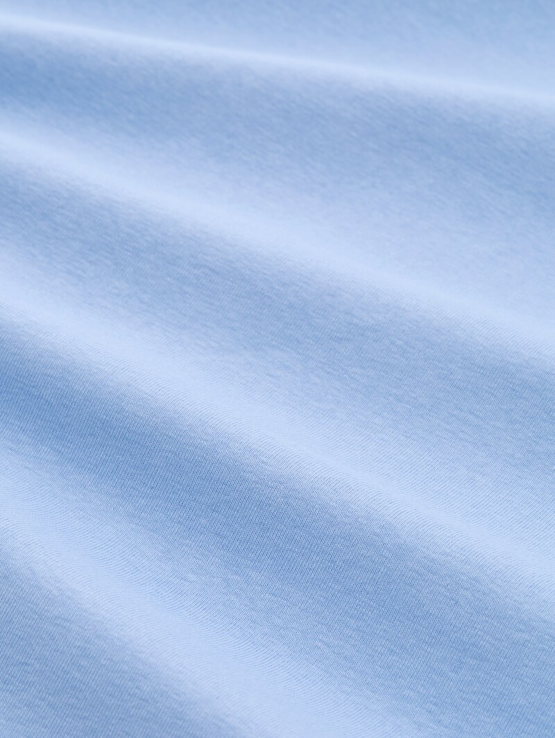 Tom Tailor Basic T-Shirt - Light Fjord Blue