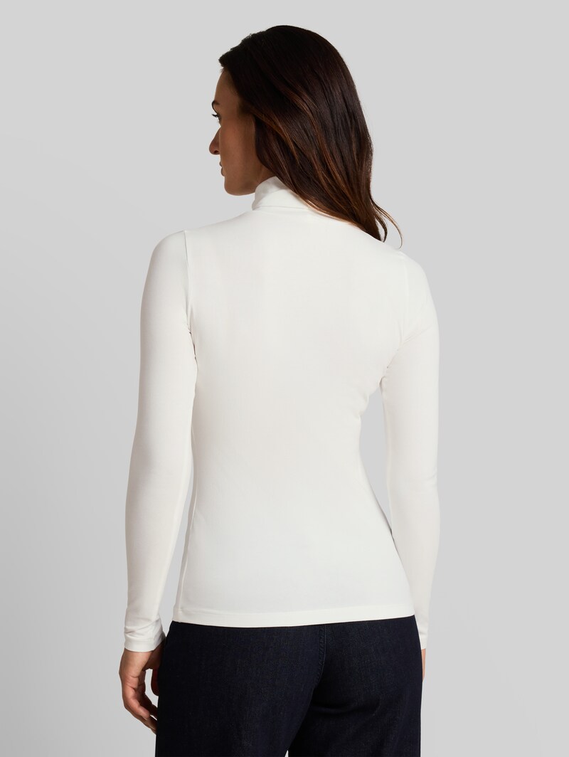 Tom Tailor Basic Rollkragenshirt - Whisper White