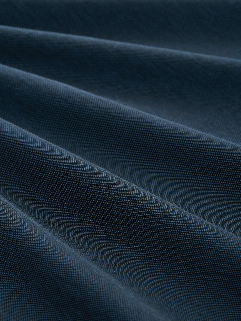 Tom Tailor Piqué Poloshirt aus Baumwolle - Blue Black Two Tone Pique