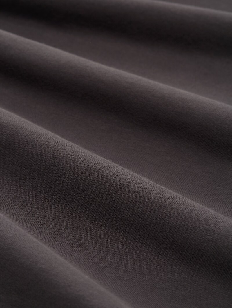 Tom Tailor Langarmshirt mit Logo-Print - Tarmac Grey