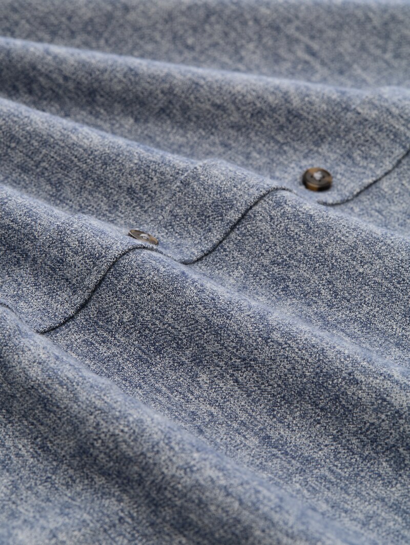 Tom Tailor Regular Fit Flanell-Hemd - White Blue Grindle Structure Tom Tailor Regular Fit Flanell-Hemd - White Blue Grindle Structure