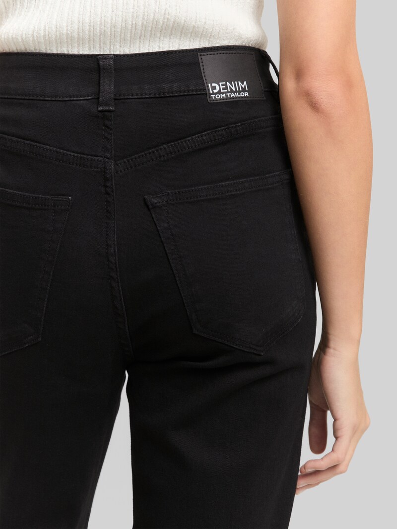 Tom Tailor TTELIN STRAIGHT Jeans - Black Black Denim