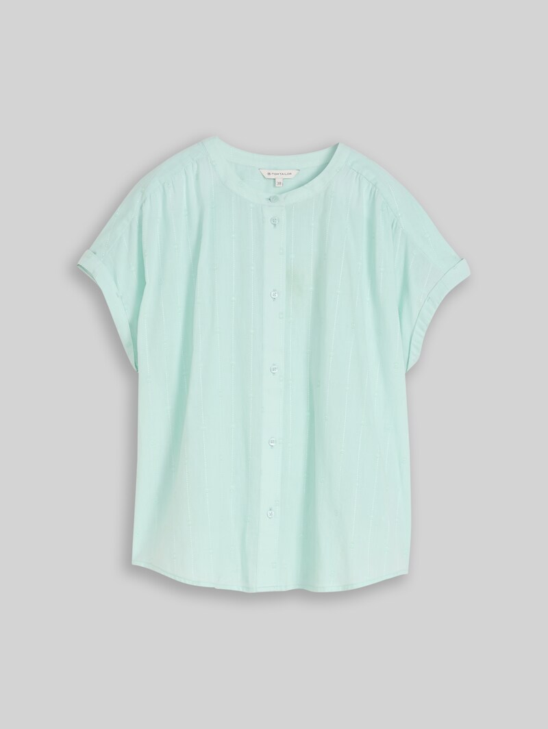 Tom Tailor Loose Fit Bluse - Blue Haze