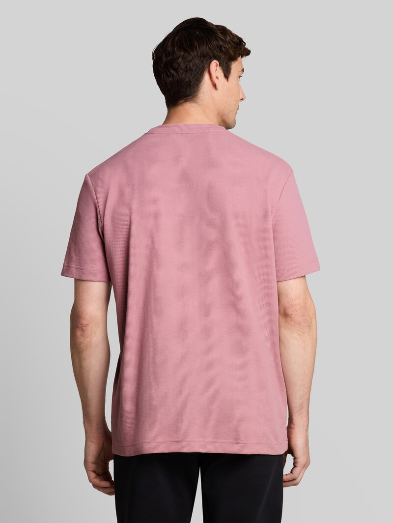 Tom Tailor T-Shirt mit Waffelstruktur - Dusty Rose