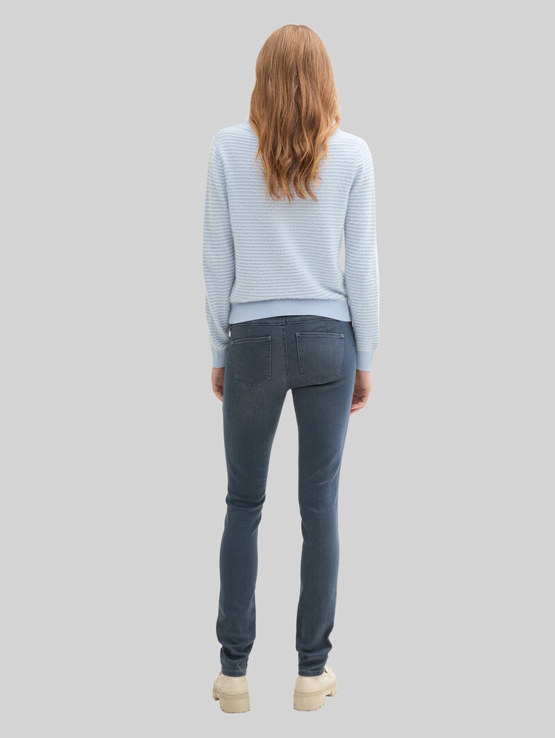 Tom Tailor TTALEXA SLIM Jeans - Mid Stone Blue Grey Denim