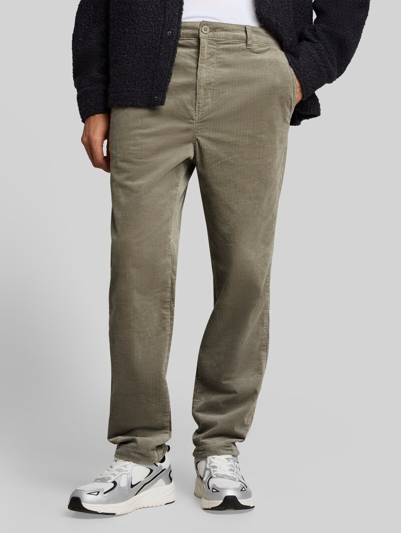 Tom Tailor Relaxed Fit Cordhose - Dark Sage Green