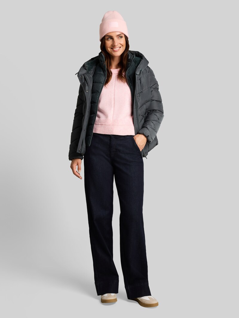 Tom Tailor Loose Fit Cosy Strickpullover - Light Pastel Pink Melange