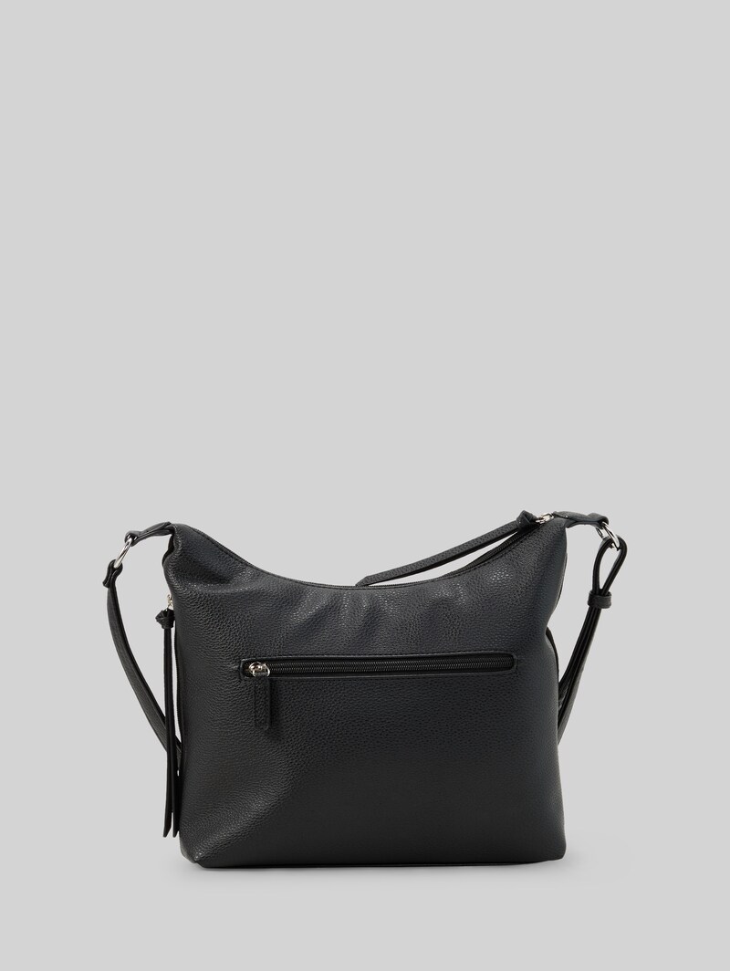 Tom Tailor TTAIANA M Umhängetasche in Wildleder-Optik - Schwarz / Black