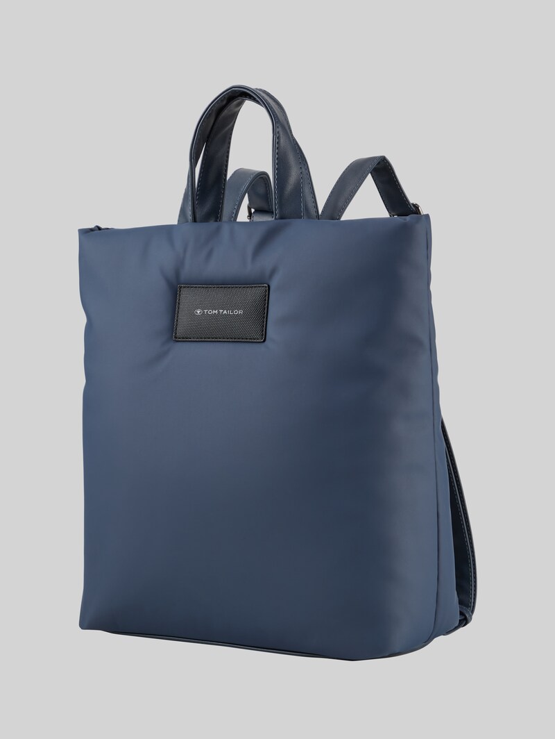 Tom Tailor TTPATTI M Rucksack aus wasserabweisendem recyceltem Nylon - Dark Blue