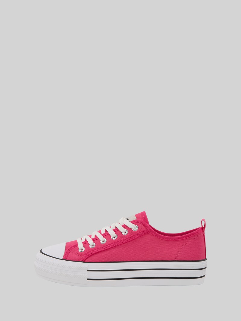 Tom Tailor Sneaker mit Plateau - Pink