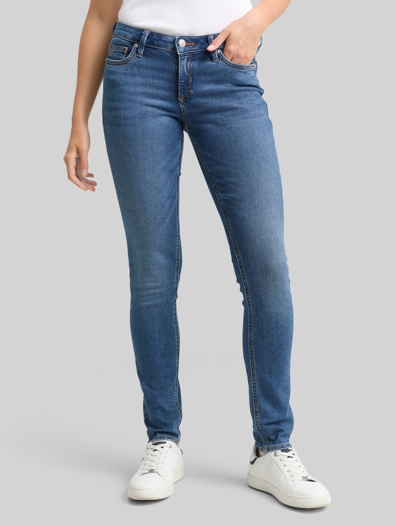Tom Tailor TTJONA SKINNY Jeans - Used Mid Stone Blue Denim