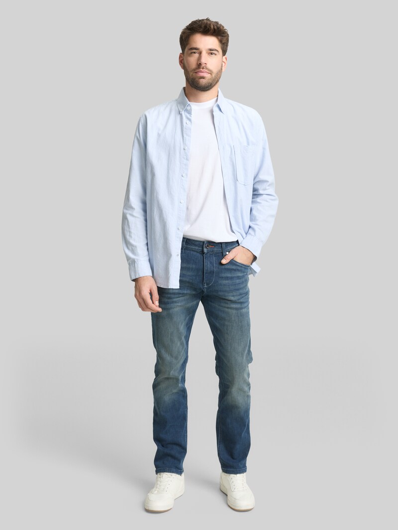 Tom Tailor TTMARVIN STRAIGHT Jeans - Tinted Blue Denim