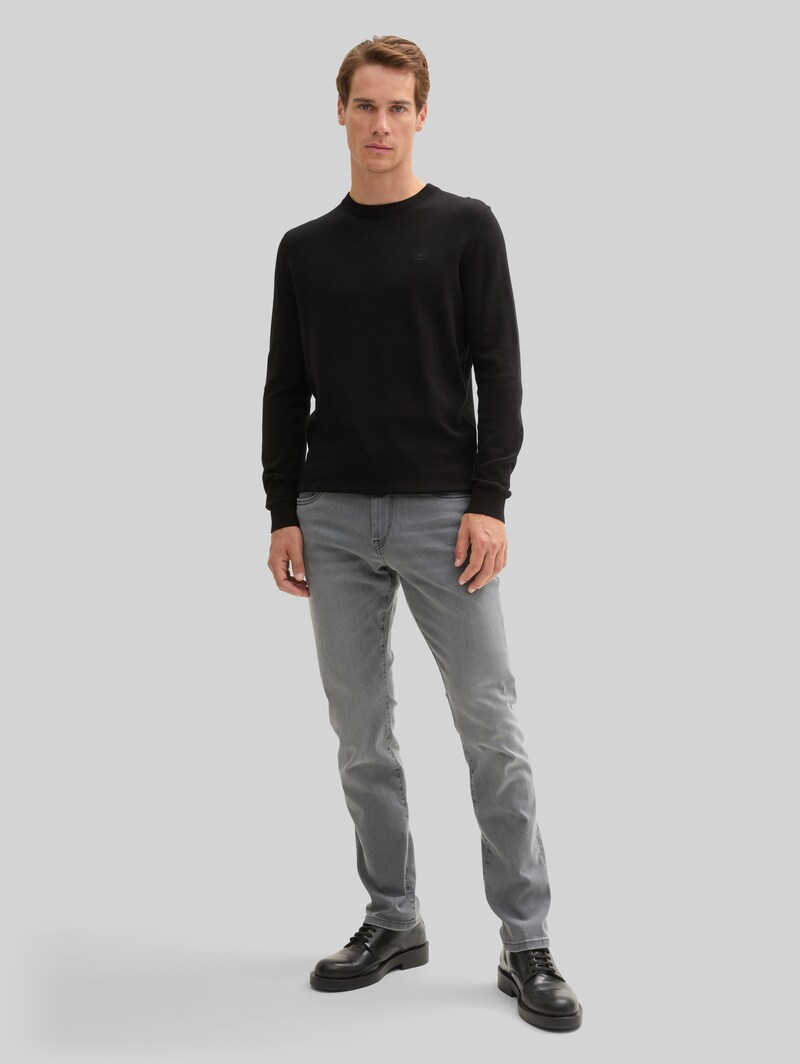 Tom Tailor Strickpullover aus Baumwolle - Black