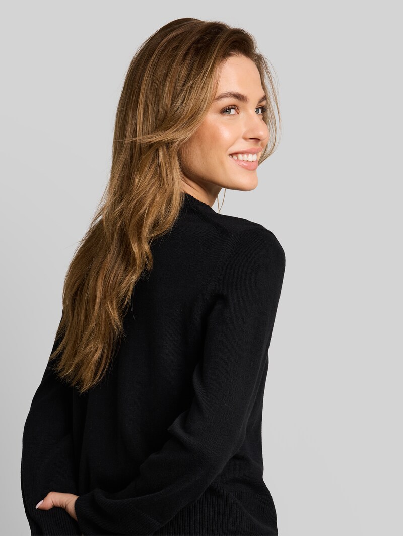 Tom Tailor Strickpullover mit Kaschmir-Anteil - Deep Black