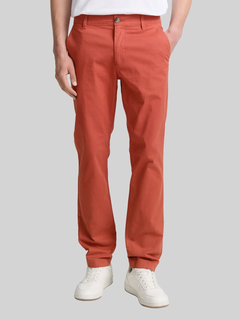 Tom Tailor Regular Fit Chino Hose - Rust Red
