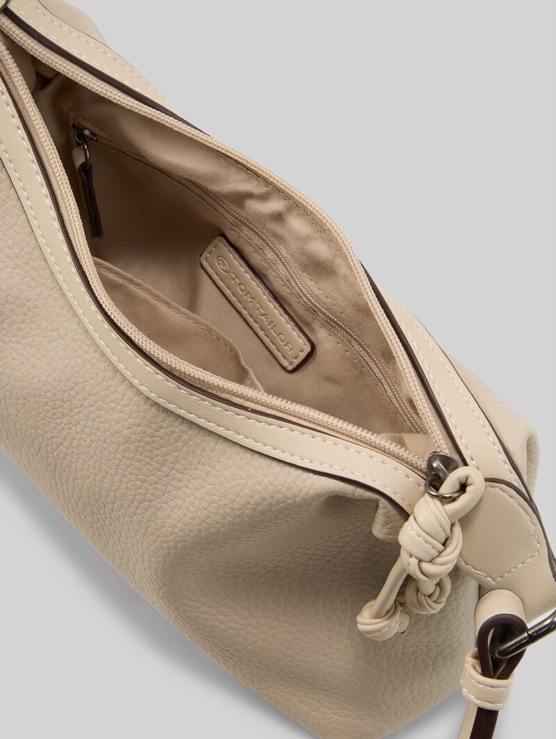 Tom Tailor TTARTEMISA S Umhängetasche mit Anhänger - Beige / Beige