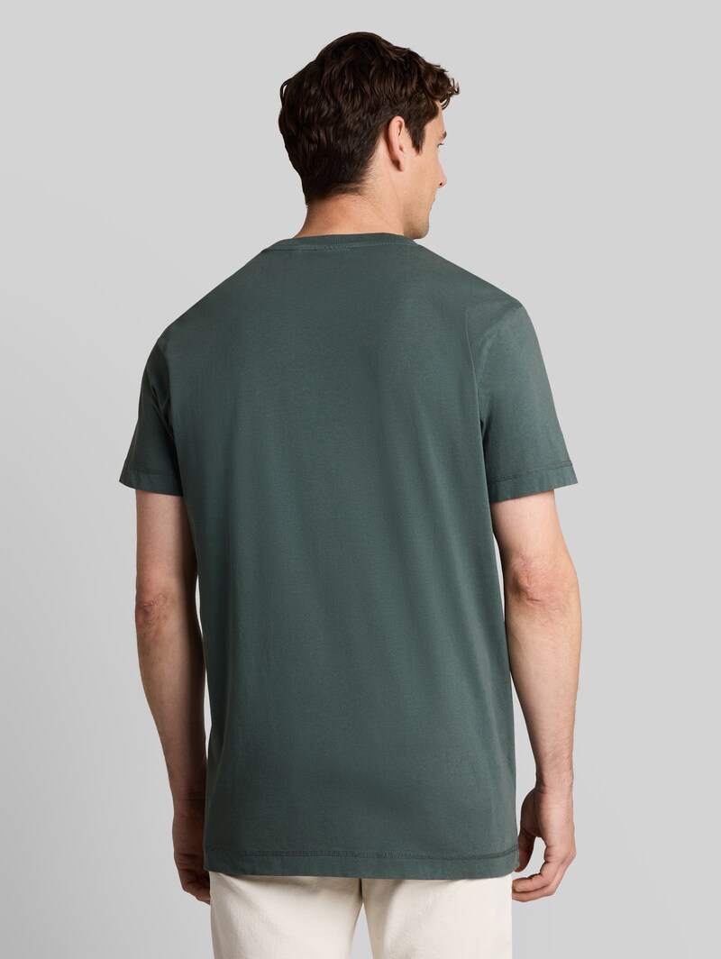 Tom Tailor T-Shirt mit Logo-Print - Darkest Olive