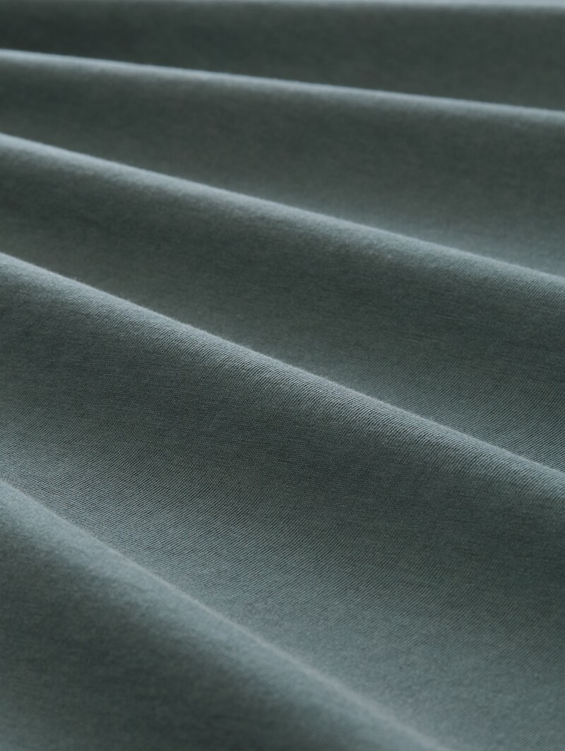 Tom Tailor T-Shirt mit Logo-Print - Darkest Olive
