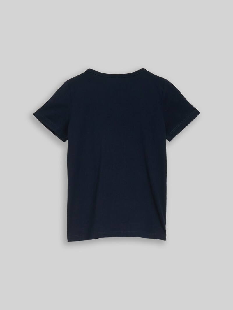 Tom Tailor T-Shirt mit Wendepailletten - Sky Captain Blue Tom Tailor T-Shirt mit Wendepailletten - Sky Captain Blue