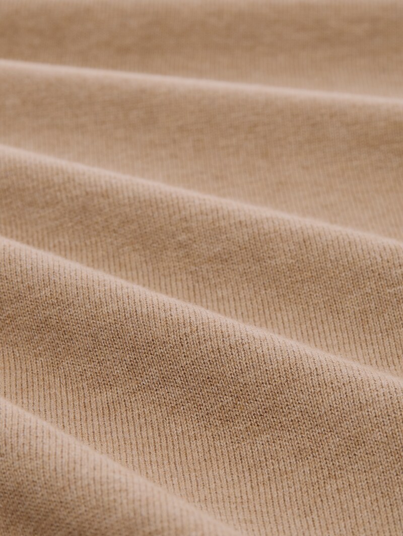 Tom Tailor Strickpullover aus Baumwolle - Hazel Brown Melange