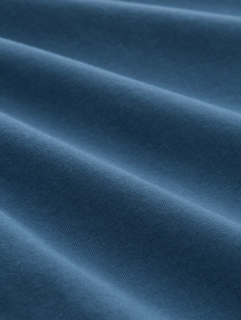 Tom Tailor T-Shirt mit Print - Nighttime Blue