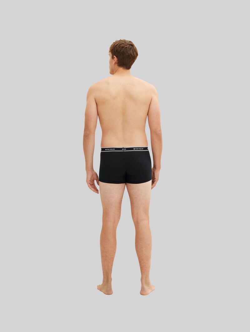 Tom Tailor Kurze Boxershorts im 2er-Pack - Black Uni