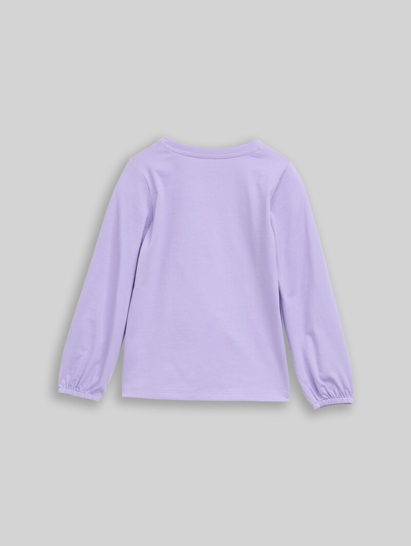 Tom Tailor Langarmshirt mit Wendepailletten - Sweet Purple Tom Tailor Langarmshirt mit Wendepailletten - Sweet Purple