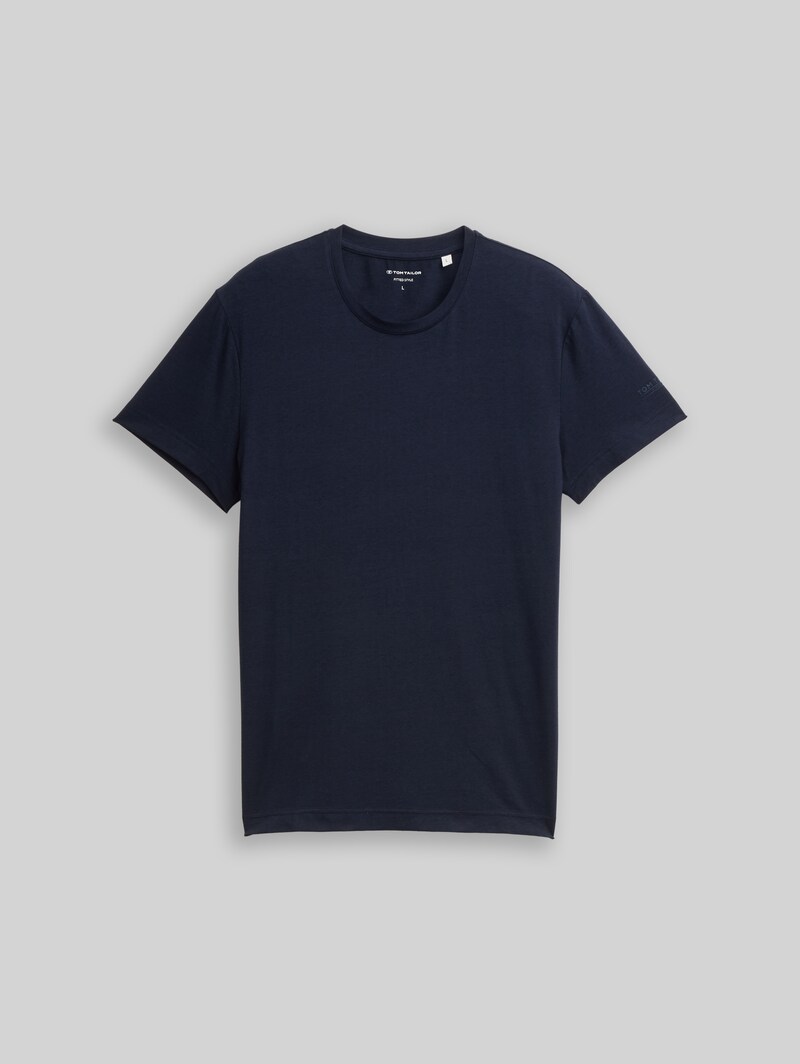 Tom Tailor Basic Fitted T-Shirt - Sky Captain Blue