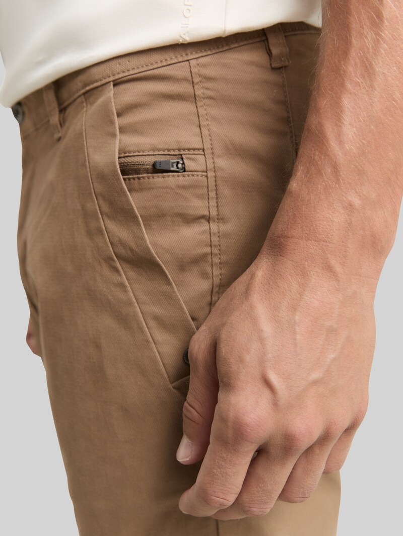 Tom Tailor Tapered Chino Hose - Caribou Beige