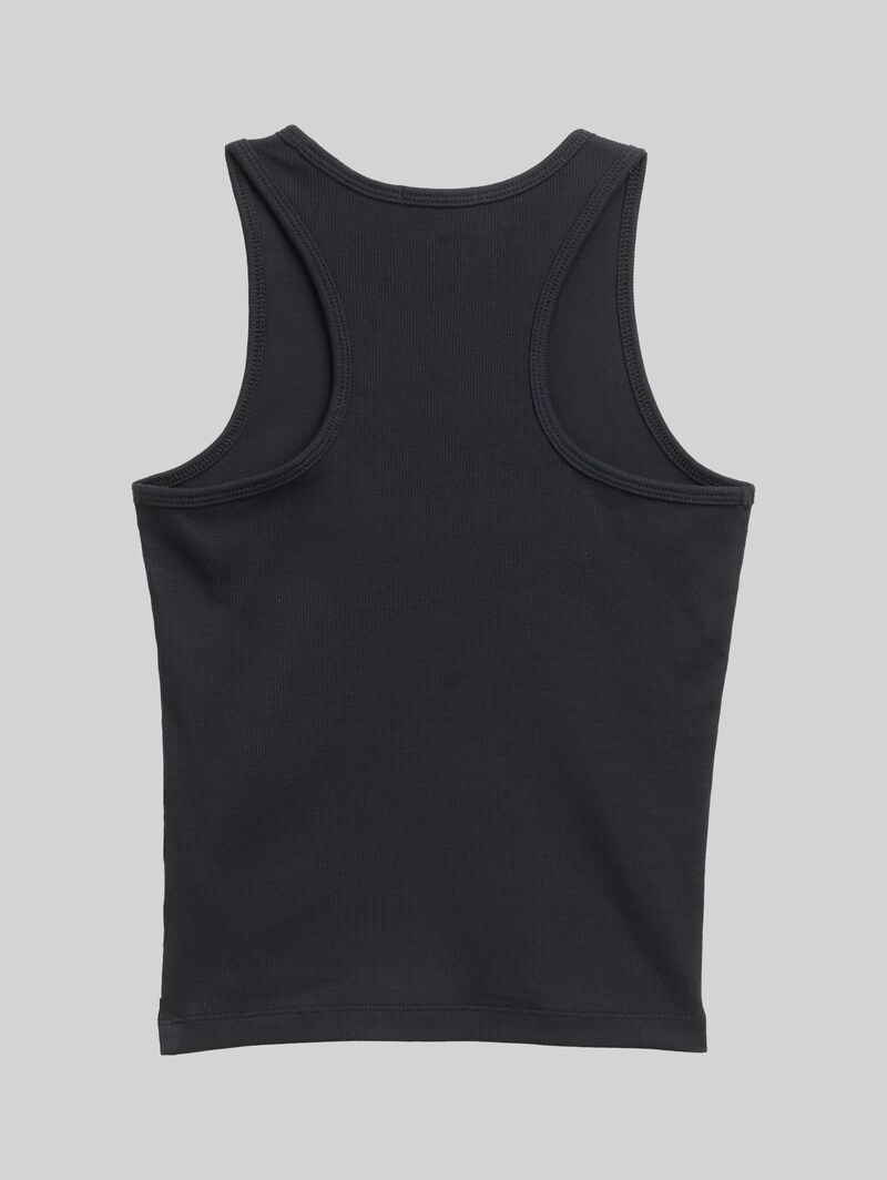 Tom Tailor Basic Ripp Top - Heavy Black Tom Tailor Basic Ripp Top - Heavy Black