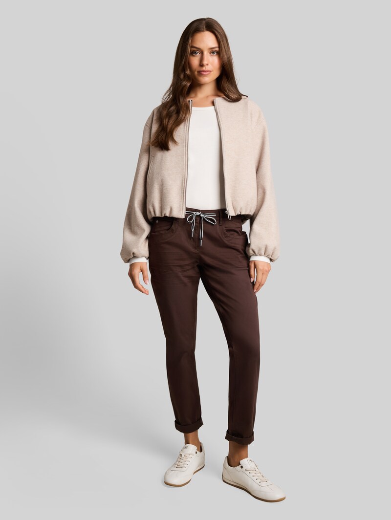 Tom Tailor Tapered Relaxed Hose - Java Dark Brown