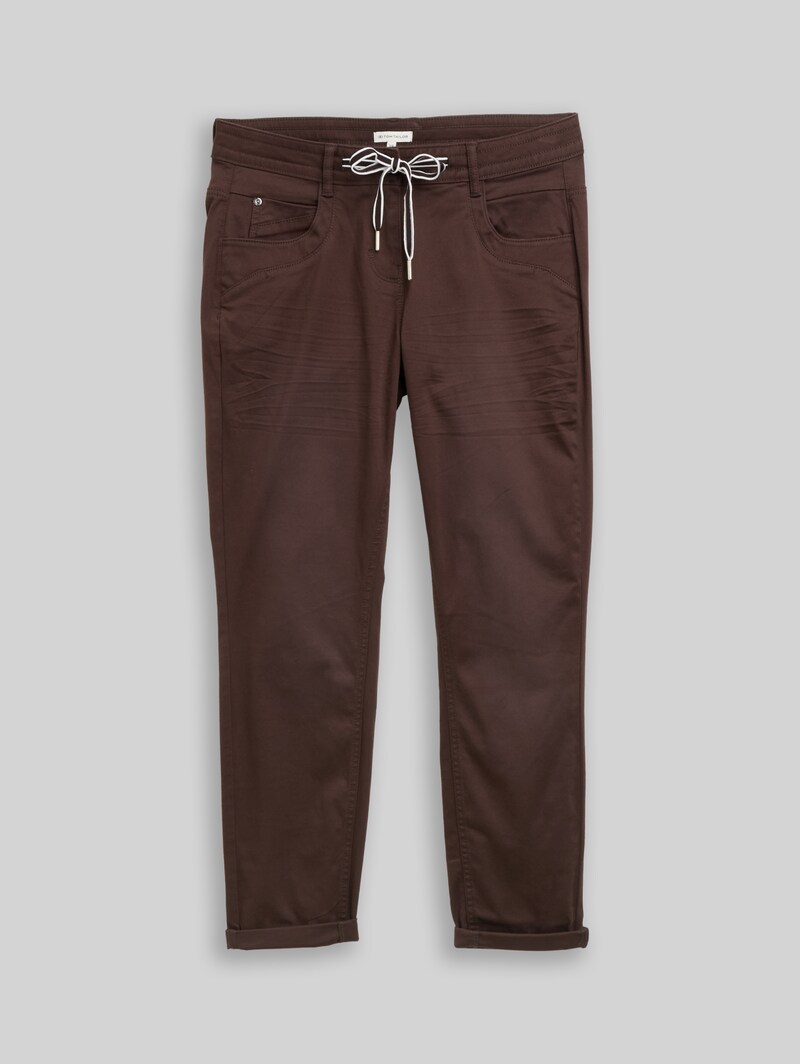 Tom Tailor Tapered Relaxed Hose - Java Dark Brown