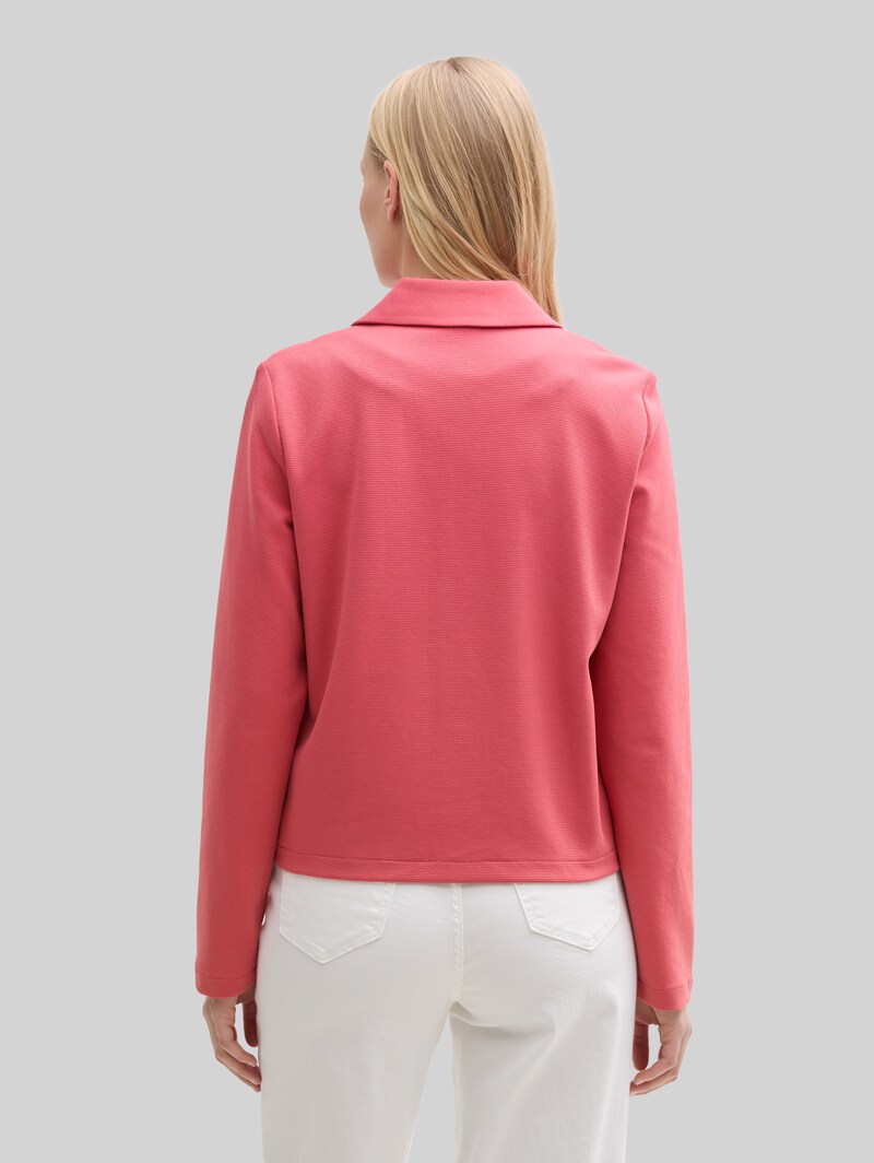 Tom Tailor Jacke mit Brusttaschen - Berry Red