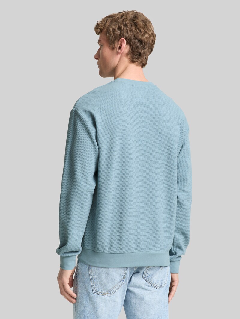 Tom Tailor Sweatshirt aus Baumwolle - Citadel Blue