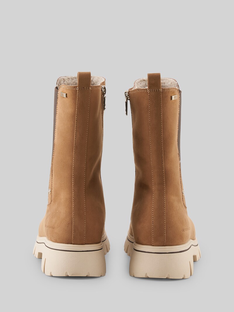 Tom Tailor Wasserfeste Stiefel mit Fütterung - Sand Tom Tailor Wasserfeste Stiefel mit Fütterung - Sand