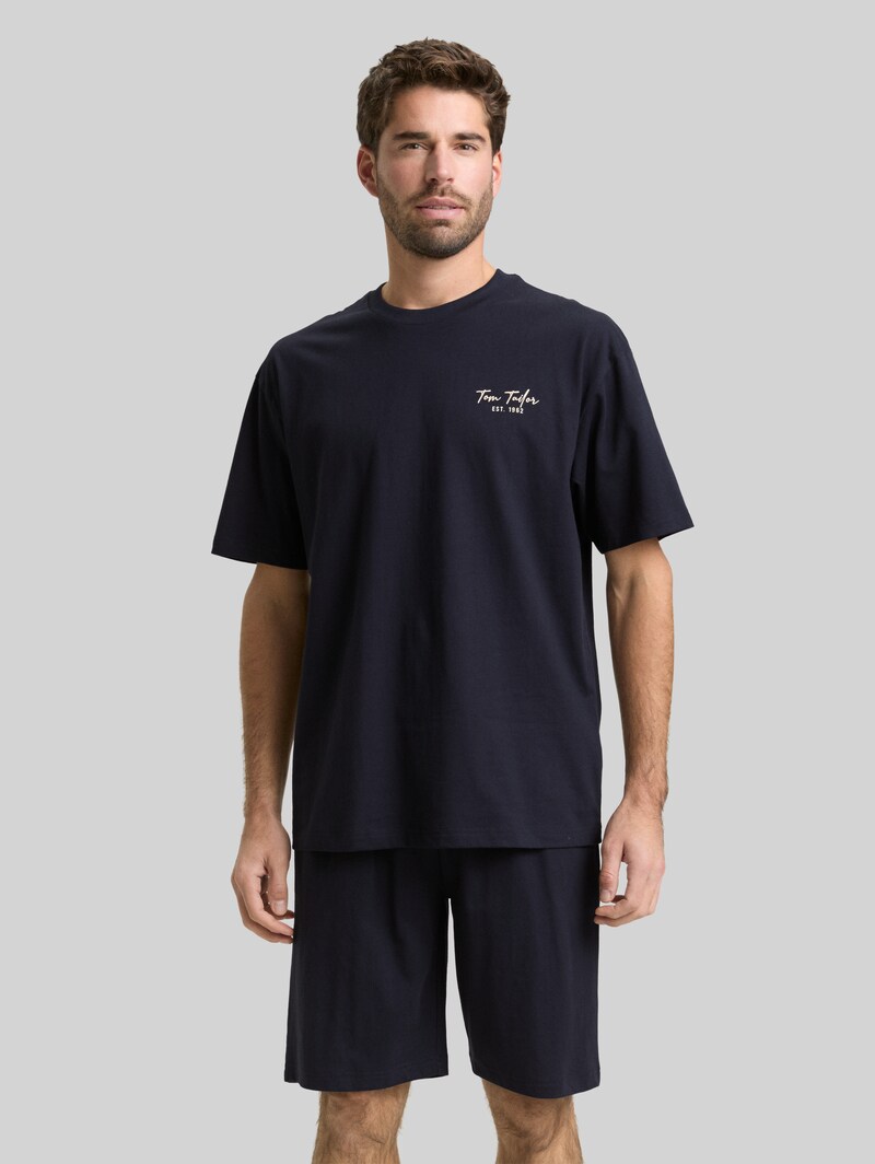 Tom Tailor Pyjama-Set - Blue-dark-solid
